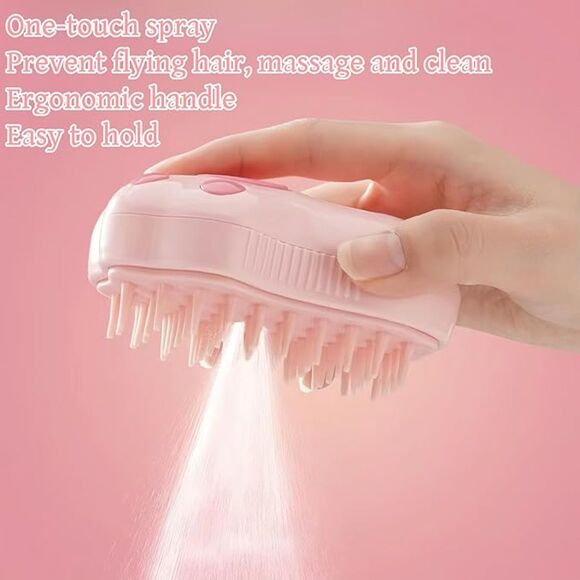 Cat Steam Brush for Shedding - 4 in 1 Cat Steam Brushes For Indoor, - Picture 2 of 6